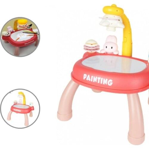 ABS Art Projector Toy Reusable Imagination Ability Convenient Graffiti Children Projection Drawing Board