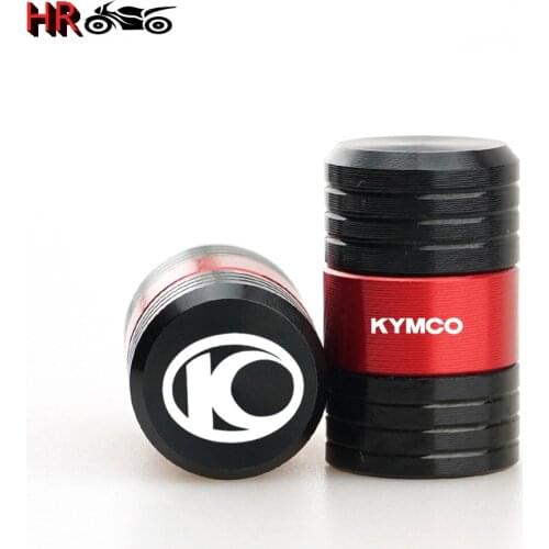 CNC Aluminum Tire Valve Air Port Cover Cap Motorcycle Accessories For KYMCO Xciting 250 300 400 AK550 CT250 CT300 S400 DOWNTOWN