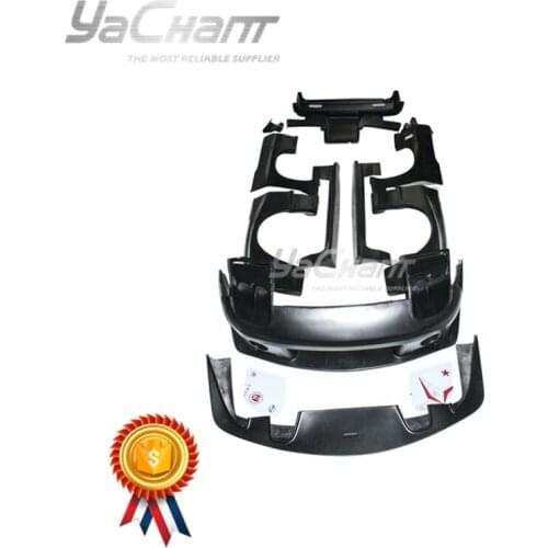 FRP Fiber Glass RE & TM Design Style Wide Body Kit Fit For 1986-1991 RX7 FC3S Bumper Lip Fender Side Skirt Diffuser