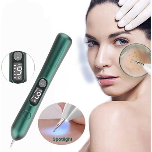 Mole Point Pen Freckle Pen Whitening Desalination Artifact With Nine-Speed USB Rechargeable Home Laser Facial Beauty Instrument