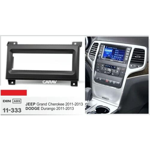 CARAV 11-333 Top Quality Radio Fascia for JEEP Grand Cherokee / DODGE Durango Stereo Fascia Dash CD Trim Installation Kit
