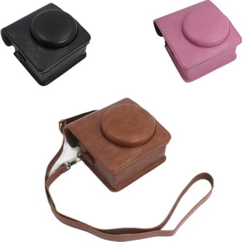 PU Case Cover Bag + Shoulder Strap for Fujifilm INTAX MINI 40 Camera