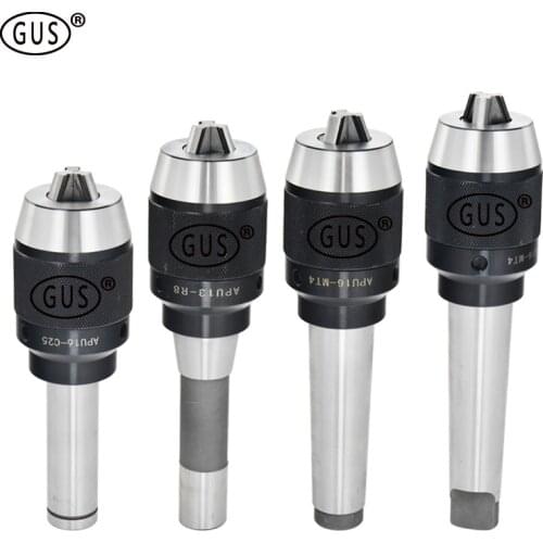 Free shipping MT2 MT3 MT4 C20 C25 C32 R8 M12M7/16 lathe tool holder APU13 APU16 CNC integrated self-tightening 3-jaw drill chuck