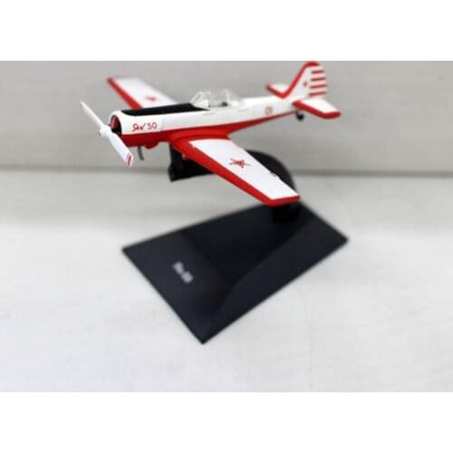 Diecast Fighter Soviet YAK-50O VLEV Yak Trainer Alloy Simulation Classic Model Adult Collection Static Display Boy Gift