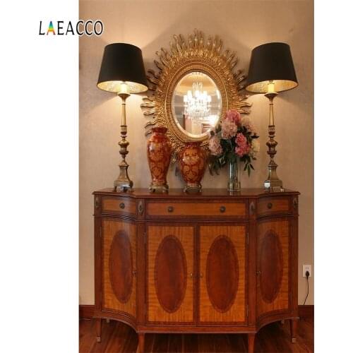 Laeacco Old Vintage Chinese Style Furniture Buildings Interior Pattern Photo Background Photography Backdrop For Photo Studio