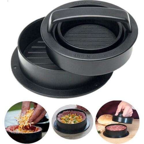 Hamburger Maker Non Stick For Meat Beef Grill Life Supplies Patty Press Mold 1PC Round Kitchen Gadgets Hamburger Press
