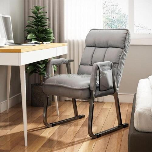 Computer Chair Home Backrest Comfortable Sedentary Reclining Office Chair Bedroom Dormitory Desk Lazy Sofa Seat