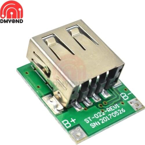 5PCS/lot Boost Protection Charging Module 3.7V Lithium Battery 18650 Output 5V 1A Charging Board Module Step Up Power Supply