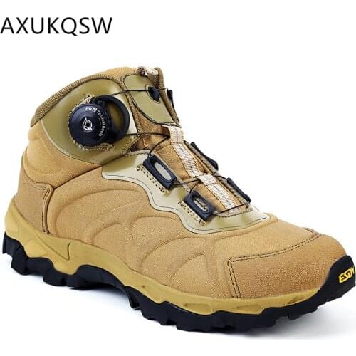 Mens Shoes Tactical Military Boots Outdoor Rapid Response BOA System Hunting Safety Comfortable Sports Shoes 2019 Hiking Shoes