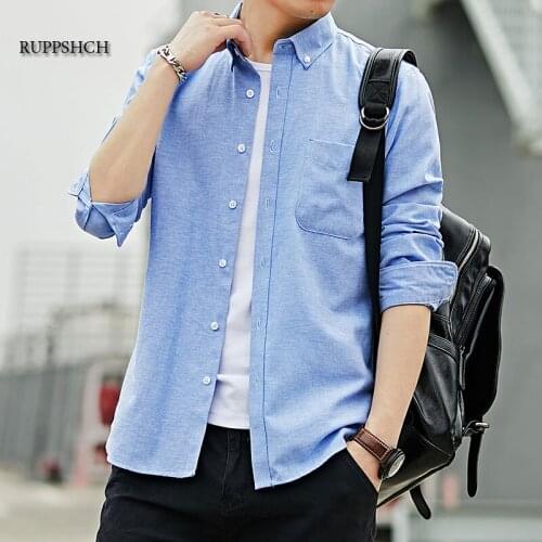Summer Men Shirt Fashion Korean Fan Shirt Tops Mens Clothing Shirt Casual Solid Color Down Short-Sleeve Button Shirt 2021 New