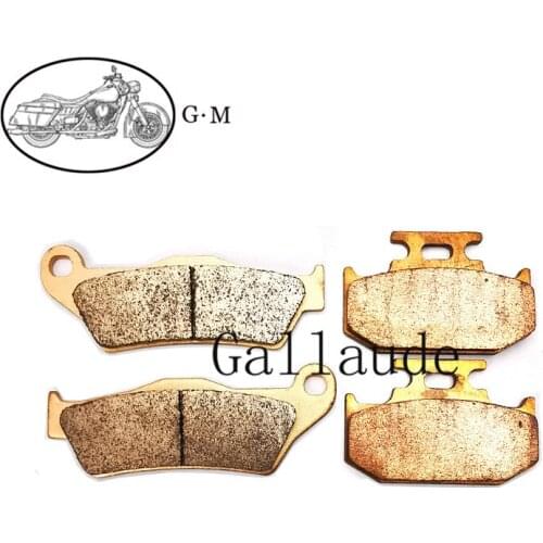 Motorcycle Front / Rear Brake Pads Sintered Type For Yamaha YZF-R15 MT-15 FZ-FI FZ16 FAZER25 FZ25 FZN250 Made In India 2017-2020