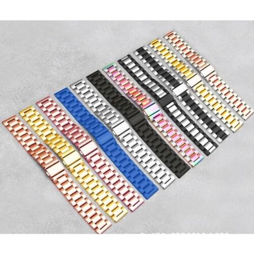 18mm 22mm 20mm Stainless Steel Watch Band Strap For SAMSUNG Galaxy Watch 42 46mm GEAR S3 Active2 Classic for galaxy watch 3