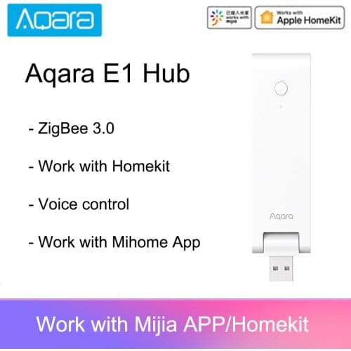 2021 Newest Aqara E1 Hub Gateway with Zigbee 3.0 Remote Control Home Work Mijia APP HomeKit Whole House smart Home System