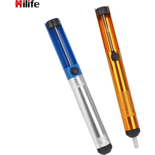 Vacuum Soldering Iron Desolder Suction Tin Pen Solder Sucker Hand Tool Welding Tool Metal Desoldering Pump Removal