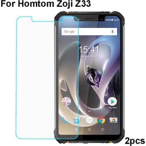 2PCS Homtom Zoji Z33 Tempered Glass 9H High Quality Protective Film Explosion-proof Screen Protector For Homtom Zoji Z33