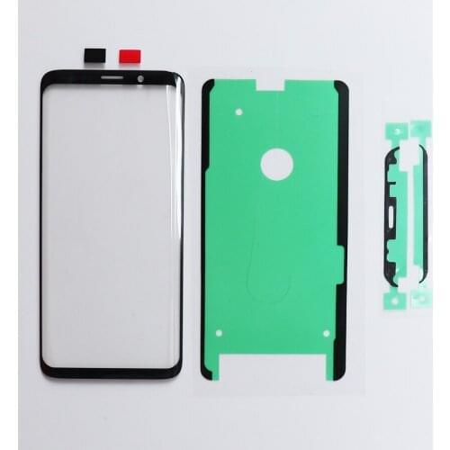 10pcs Original Touch Screen Front Glass Lens Replacement for Samsung Galaxy S9 G960 S9 Plus G965 S9+ Outer Glass with sticker
