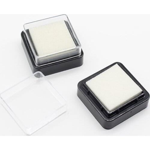 30pcs square 3*3CM empty ink pad creative stationery DIY fillable inkpad