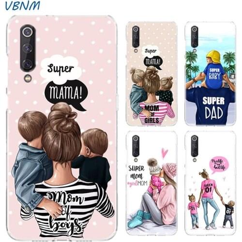 Fashion Baby Mom Girl Boy Case For Xiaomi MI Poco X3 NFC M3 Note 11 10 9 8 lite A3 S2 5X 6X CC9 CC9E 9SE 8SE 9T F1 Cover