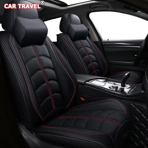 Front Rear Luxury Leather car seat cover For ford focus 2 3 mk1 mondeo mk4 nissan almera n16 volvo v50 v40 c30 s40 s60 car seats