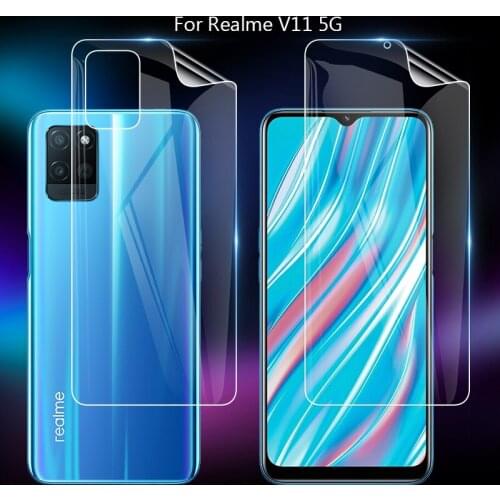 For Realme V11 5G 6.5" Clear TPU / Matte Anti-Fingerprints Hydrogel Full Cover Soft Screen Protector Film (Not Glass)
