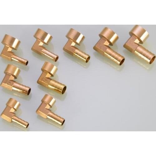 1/4 3/8 1/2" Inch OD 8/10/12/14/16 Male thread Gas nozzle Pneumatic hose connector Leather insert bamboo green