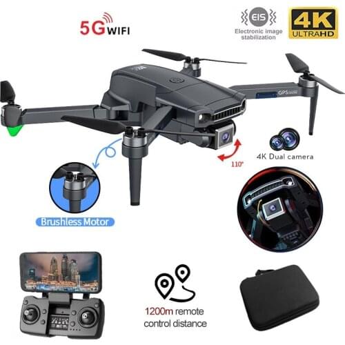 L800Pro RC Drone GPS 6k Professional HD Dual Camera Brushless Aerial Photography Wifi Foldable Quadcopter 1.2 KM Distance