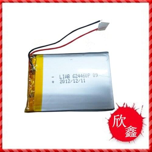 624460 battery polymer lithium battery 3.7V GPS battery high-capacity battery A product core Rechargeable Li-ion Cell