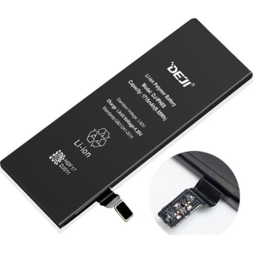 DEJI Original Li-Polymer Battery For iPhone 6S High Quality Real Capacity 1715mAh Phone Batteries Replacement 0 cycle for i6S