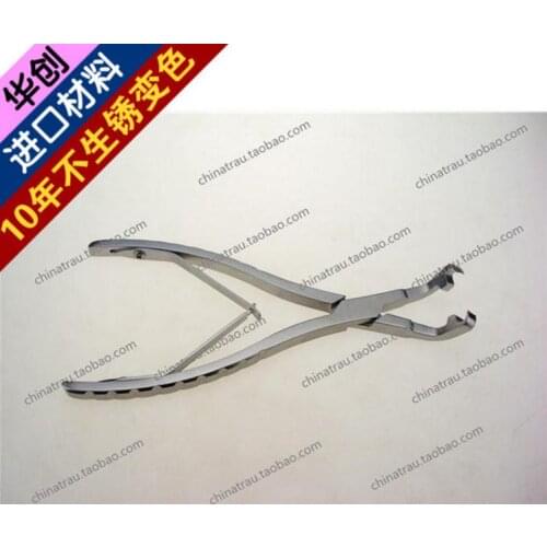 Medical orthopedics instruments bending type clamp pliers to clamp sternum Ribs bone plate applied to bend the plate bending