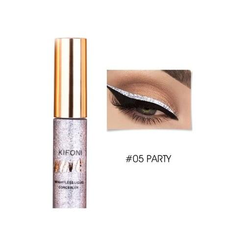 Metallic eyeliner, sequin eyeliner, bedazzled, bedazzled, water-resistant, durable eyeliner
