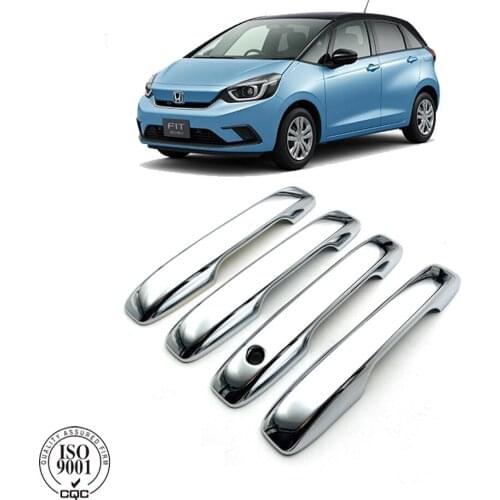Exterior Door Handle Cover Cap Sticker For Honda Fit Jazz GR 2020 2021 Car Accessories ABS