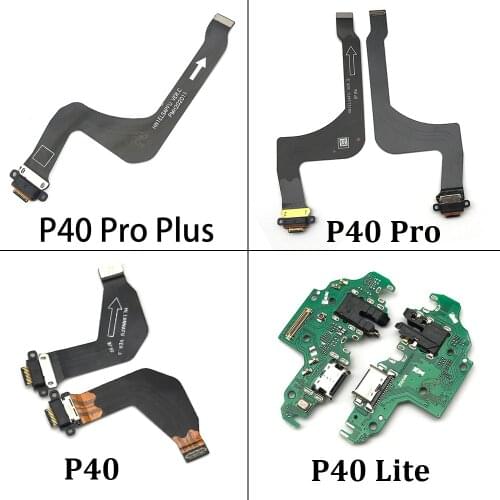 New USB Charging Port Dock Connector Board Flex Cable With Microphone For Huawei P40 / P40 Pro / P40 Lite / P40 Pro Plus