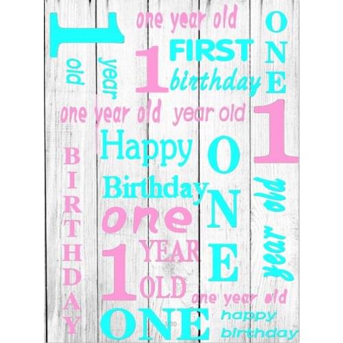 Princess 1st Birthday Photo Background Studio Digital Printed 3x5ft Vinyl Backdrops for Photography Newborn Baby Photo Props