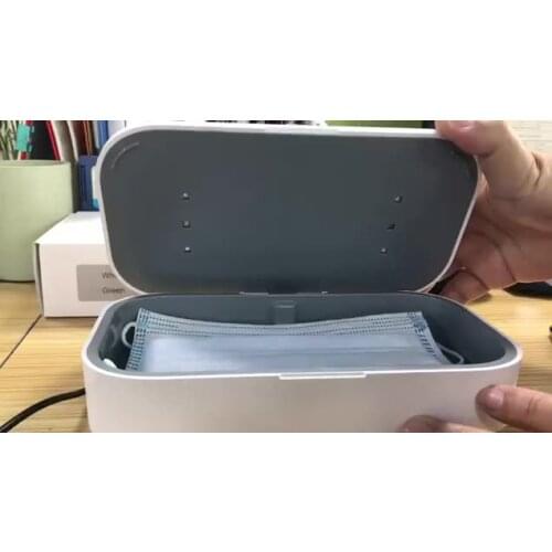 Portable UV Sterilizer UVC Disinfection Box 10W Wireless Charger For Mobile Phone With Fumigation Function