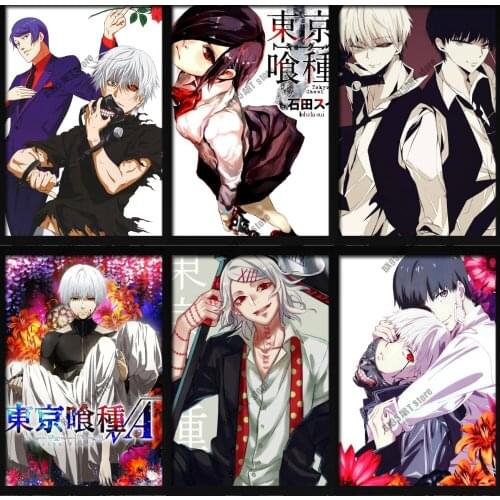 Anime Poster Tokyo Ghoul Canvas Painting Wall Art Nordic Posters and Prints Room Decor Pictures for Living Kids Home Decoration