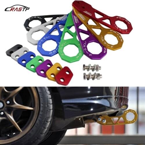 RASTP-Universal Aluminum Car Rear Tow Hook Set for Most Car Auto Trailer Ring RS-TH004