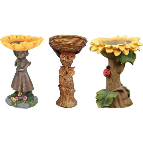 3 Style Resin Statue Landscaping Antirust Outdoor Garden Decoration Crafts Gardening Decorative Ornaments