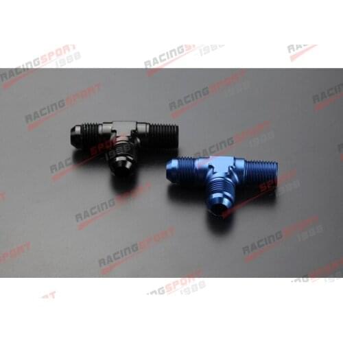 AN8 AN -8 3/8 NPT Flare Tee T-piece Fitting Adapter