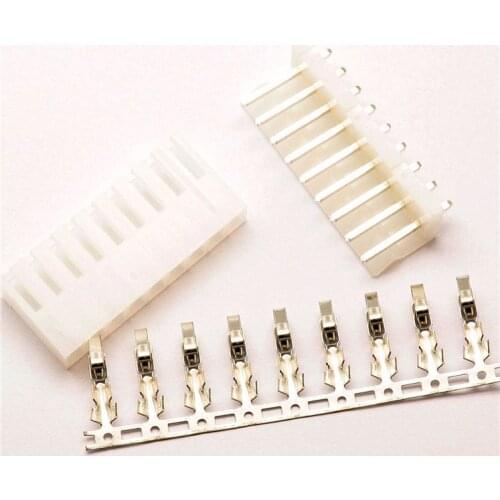 20set/lot CH3.96 2139 CH3.96-9P connector 3.96 mm 9 pin 20pcs Male header + 20pcs Female housing + 180pcs metal terminal pins