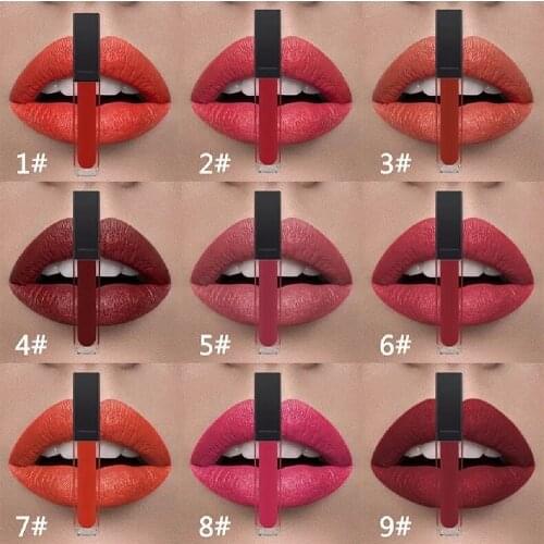 20pcs Vegan Custom Pivate label Matte Liquid Lipstick High Pigment Waterproof Long Lasting Makeup Lip Gloss Vandor