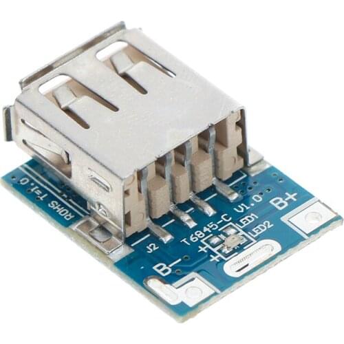 5V 1A 3.7V Power Bank Charger Circuit Board Lithium Battery Charger Board Plate Boost Charging Module DIY For Power Bank