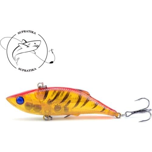 8Colors 7.5cm/10g Artificial Transparent Plastic Hard Bait Wobbler 6# With Hook 3D Eyes Steel Ball Bionic Bait Sea Fishing Lures