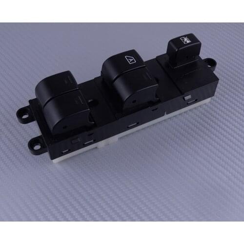 DWCX 25401-EB30B Black Car Electric Window Master Lifter Switch Plastic Fit for Nissan Navara D40 Pathfinder R51 Qashqai J10