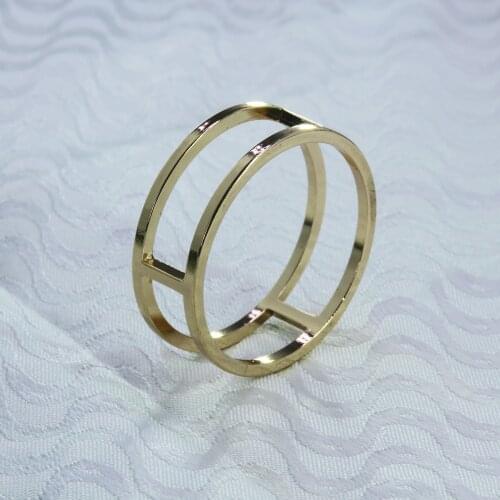 Free shipping gold silver metal napkin ring, napkin holder for wedding,6 pcs qn15062005