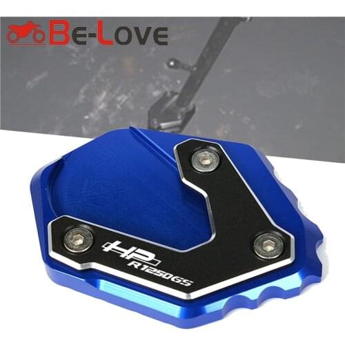 CNC Kickstand Side Stand Enlarge Plate Extension Pad For BMW R1250GS R 1250 GS HP R1250 GS Adv. Adventure low suspension