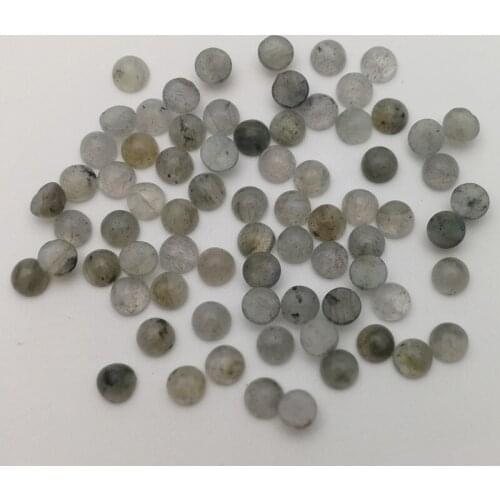 Wholesale fashion natural spectrolite beads 4*4mm round ShimmerStone CAB CABOCHON for jewelry Accessories 50pcs free shipping