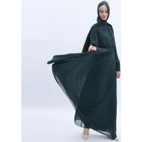 Fake two pieces mesh Muslim Robe syari Musulmane full length Muslim breastfeeding Robes Arab Worship Service abaya wq2070