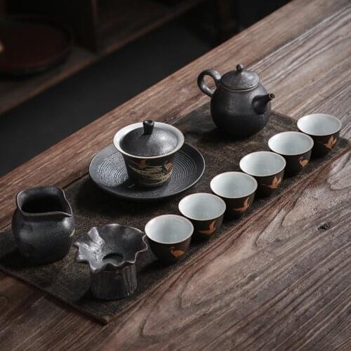 Porcelain Capital Dehua Tea Set Silver Spot Ruihe Chengxiang Ceramic Sancai Covered Bowl Teapot Teacup Household Kung Fu Teaset