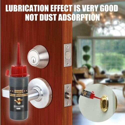 60ml Lock Lubricant Lock Graphite Powder Interior Door Lock Maintenance Powder