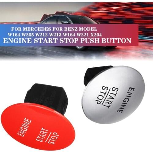 2Colors Car Engine Start Stop Push Button Switch Keyless For Mercedes For Benz Model W164 W205 W212 W213 W164 W221 X204